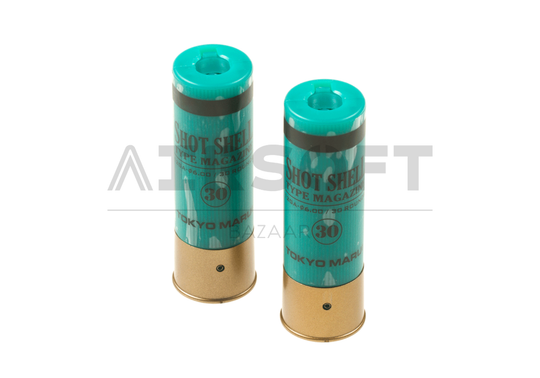 Shotgun Shells 2pcs 30rds Green