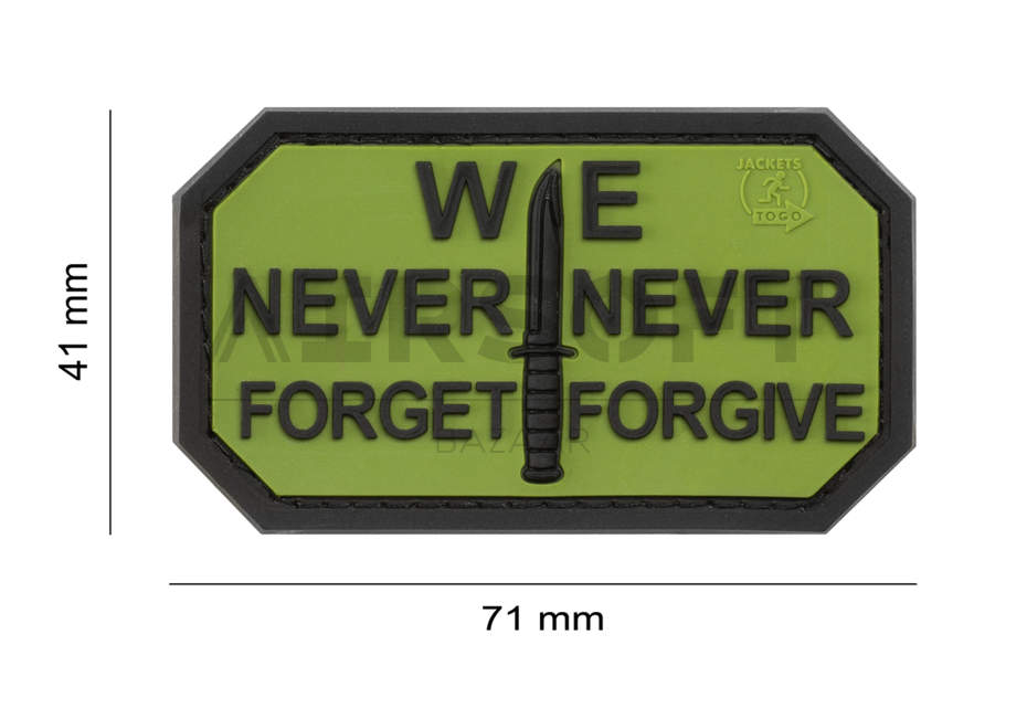 Never Forget Rubber Patch