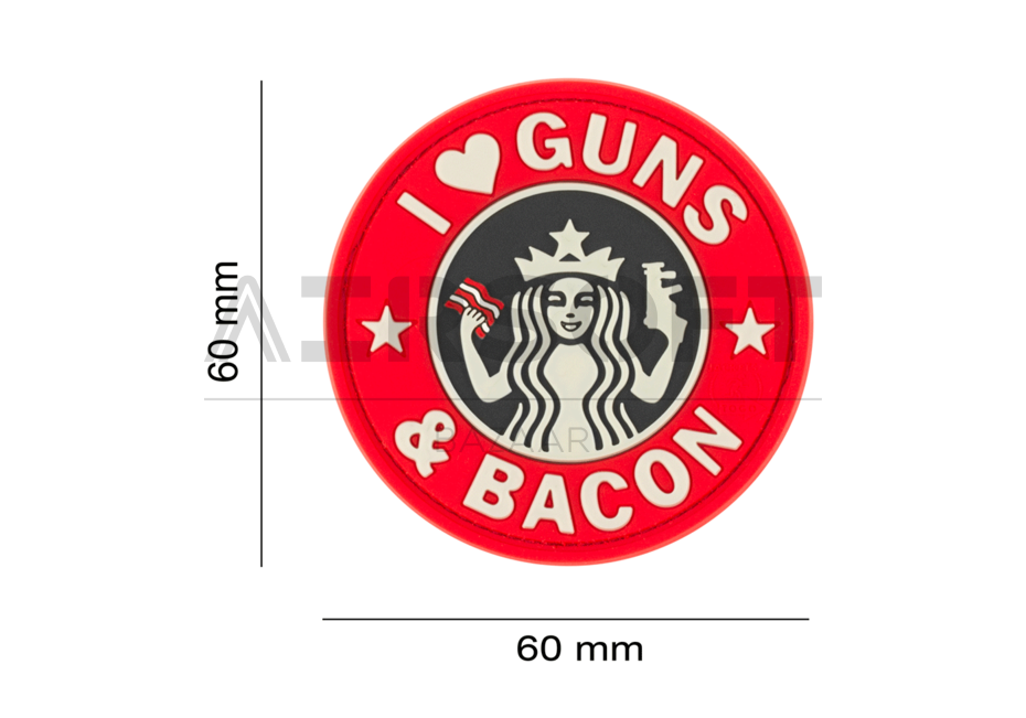 Guns and Bacon Rubber Patch