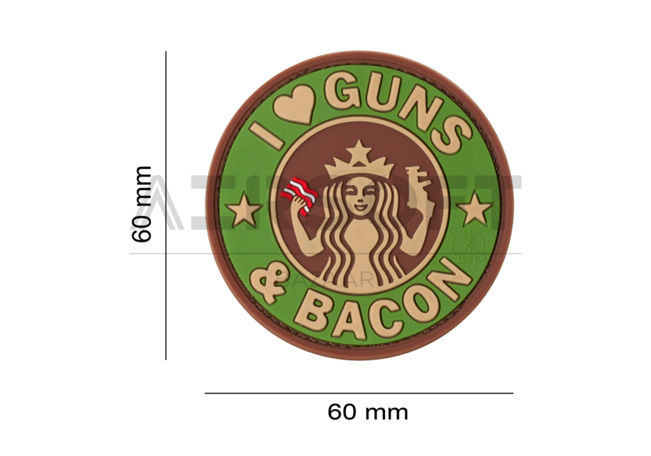 Guns and Bacon Rubber Patch