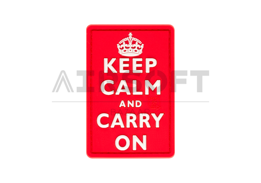 Keep Calm Rubber Patch