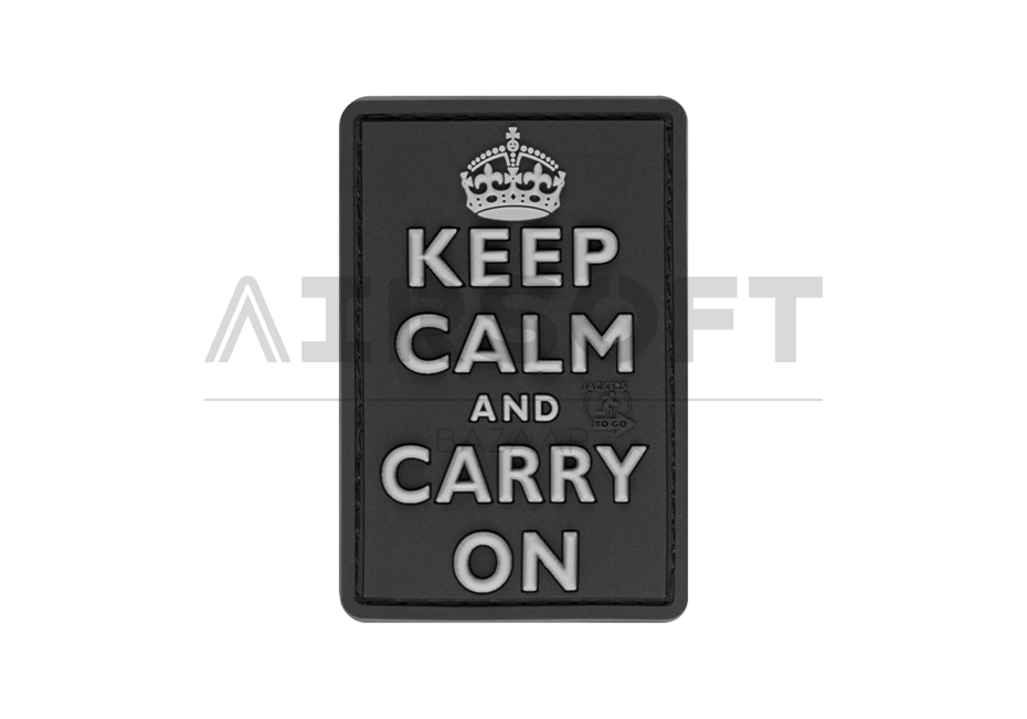 Keep Calm Rubber Patch