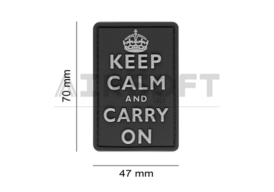 Keep Calm Rubber Patch