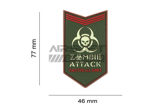 Zombie Attack Rubber Patch