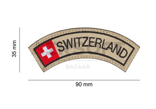 Switzerland Small Tab Patch