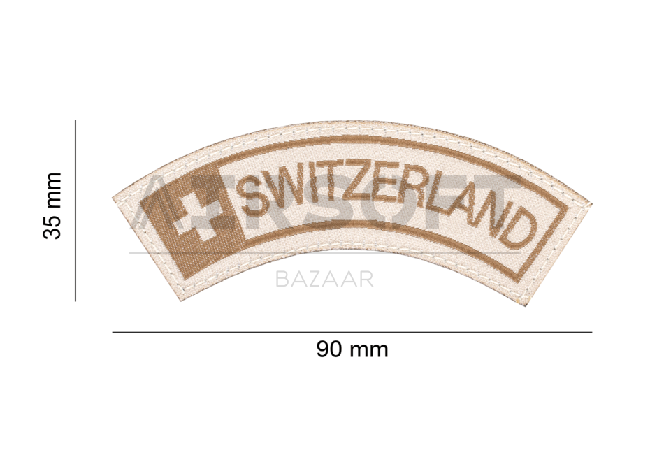 Switzerland Small Tab Patch