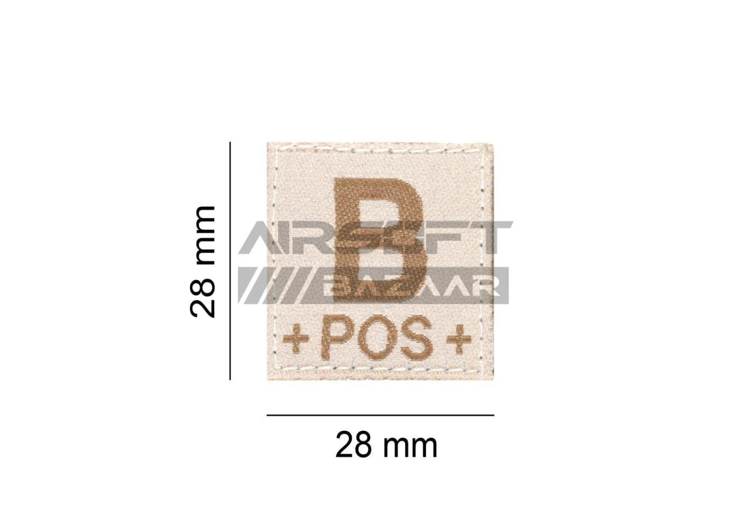 B Pos Bloodgroup Patch