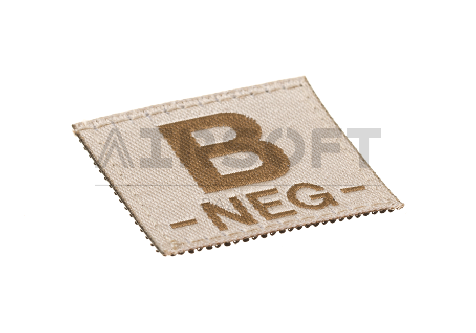 B Neg Bloodgroup Patch