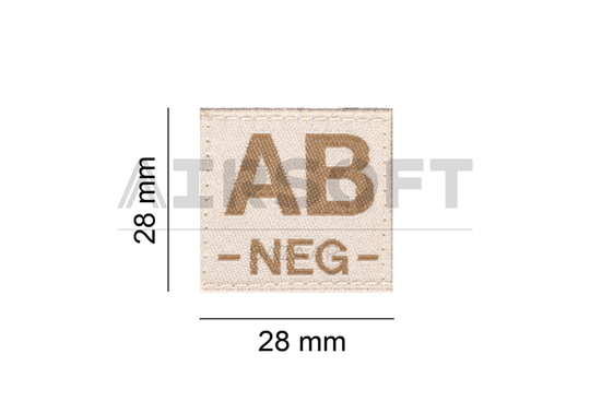 AB Neg Bloodgroup Patch