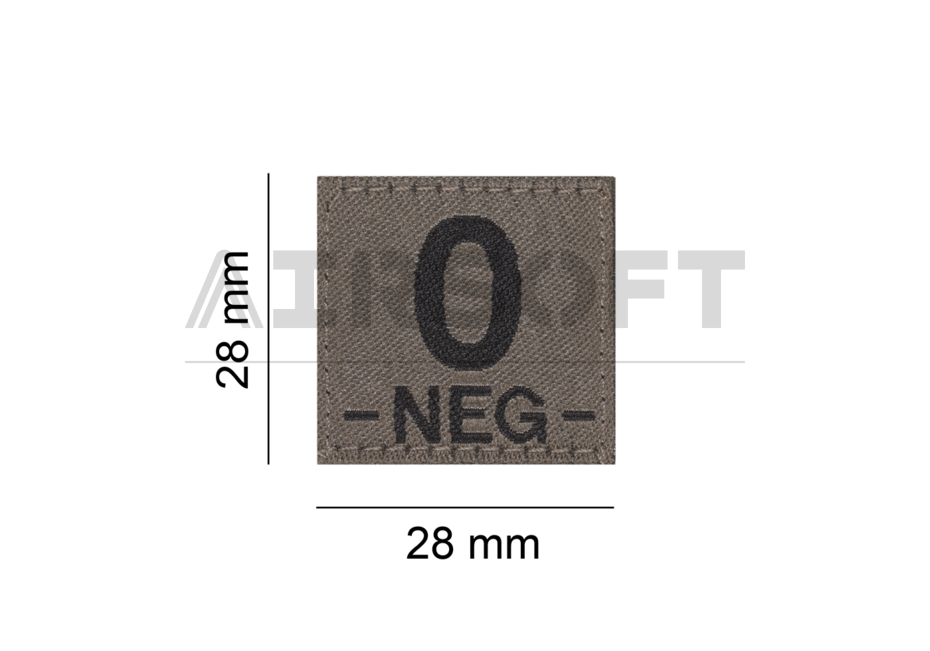 0 Neg Bloodgroup Patch