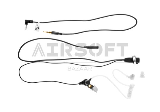 FBI Style Acoustic Headset Motorola 1-Pin Connector