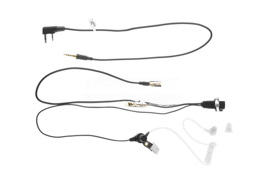 FBI Style Acoustic Headset Kenwood Connector