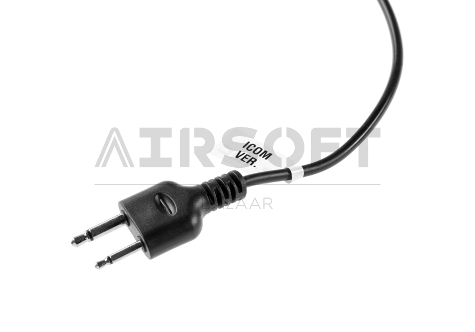 FBI Style Acoustic Headset ICOM Connector