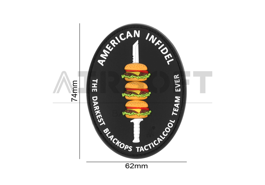 American Infidel Rubber Patch