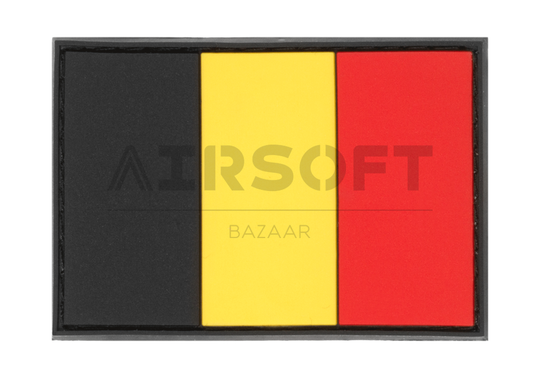 Belgium Flag Rubber Patch