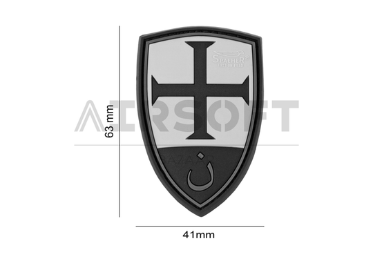 Crusader Shield Rubber Patch