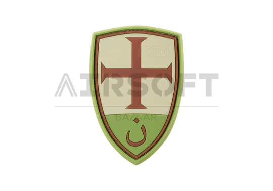 Crusader Shield Rubber Patch