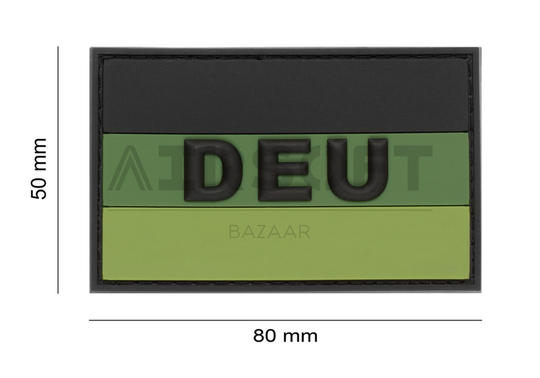 German Flag Rubber Patch