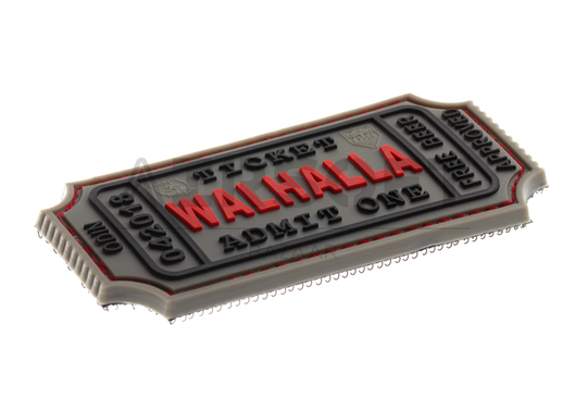 Large Walhalla Ticket Rubber Patch