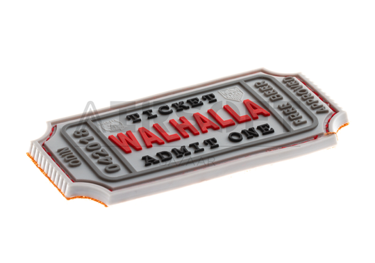 Large Walhalla Ticket Rubber Patch