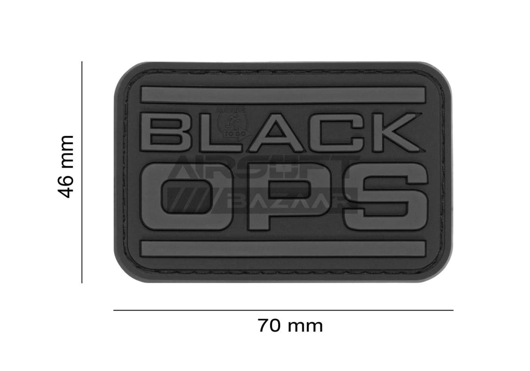 Black OPS Rubber Patch