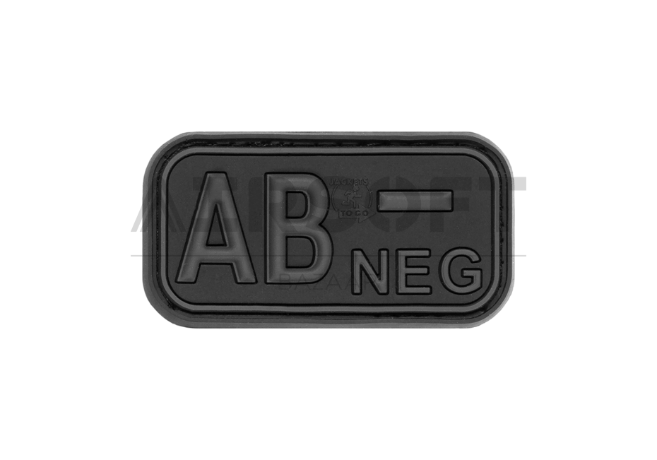 Bloodtype Rubber Patch AB Neg