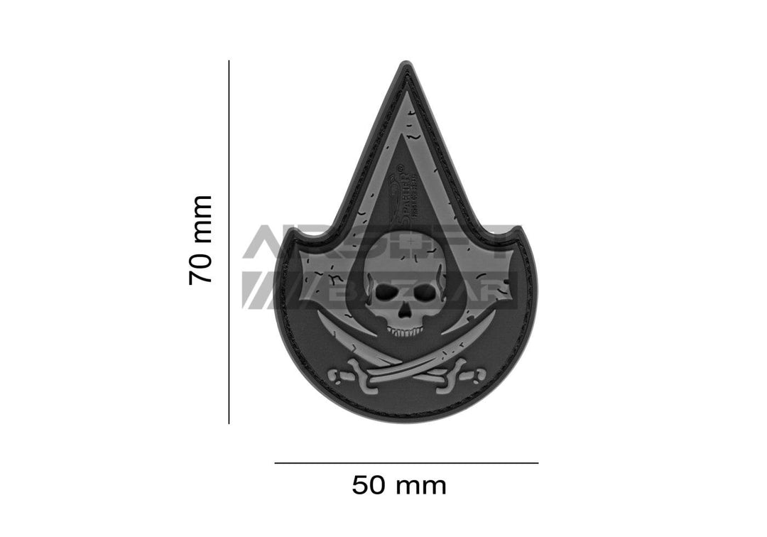 Assassin Skull Rubber Patch