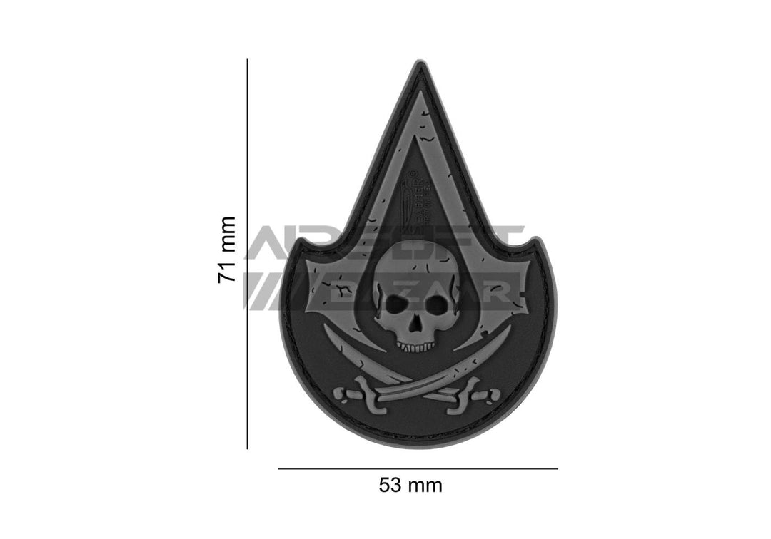 Assassin Skull Rubber Patch