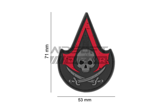 Assassin Skull Rubber Patch