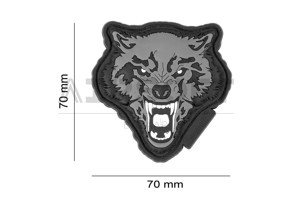 Wolf Rubber Patch