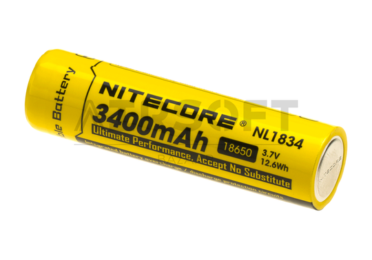 NL1834 18650 Battery 3.7V 3400mAh