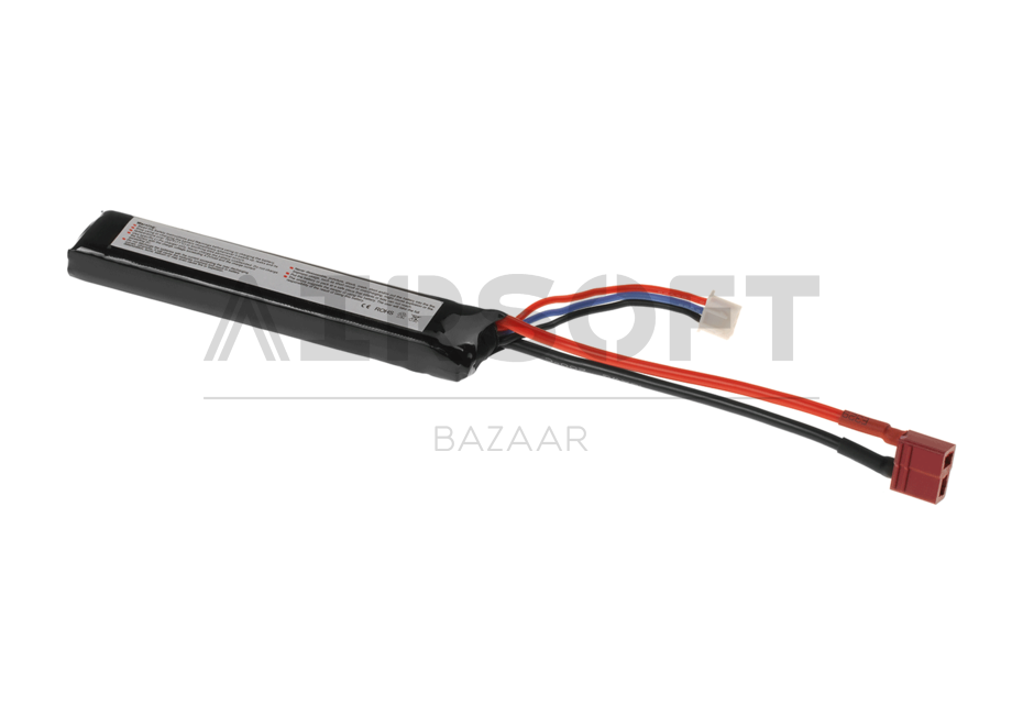 Lipo 7.4V 1100mAh 20C Stock Tube Type T-Plug