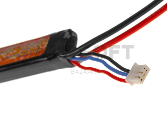 Lipo 7.4V 1100mAh 20C Stock Tube Type T-Plug