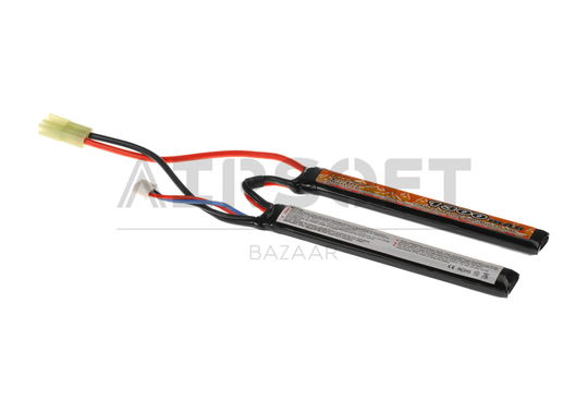 Lipo 7.4V 1300mAh 20C Twin Type