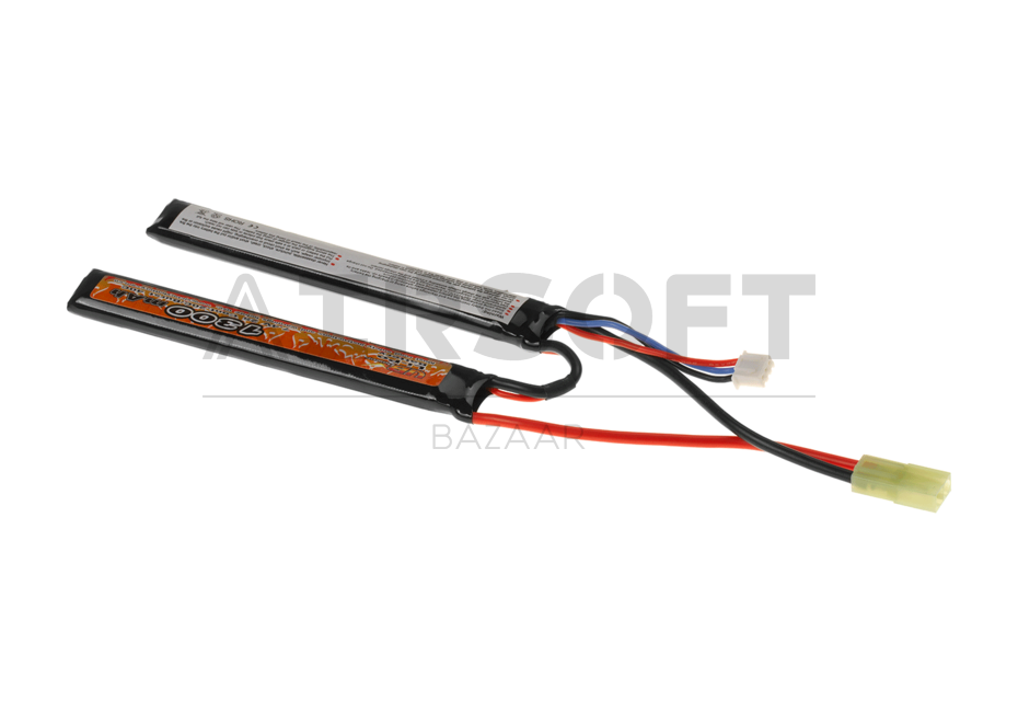 Lipo 7.4V 1300mAh 20C Twin Type