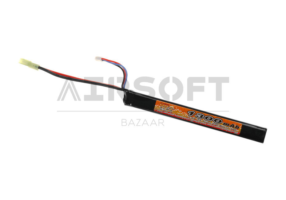 Lipo 7.4V 1300mAh 25C AK Type