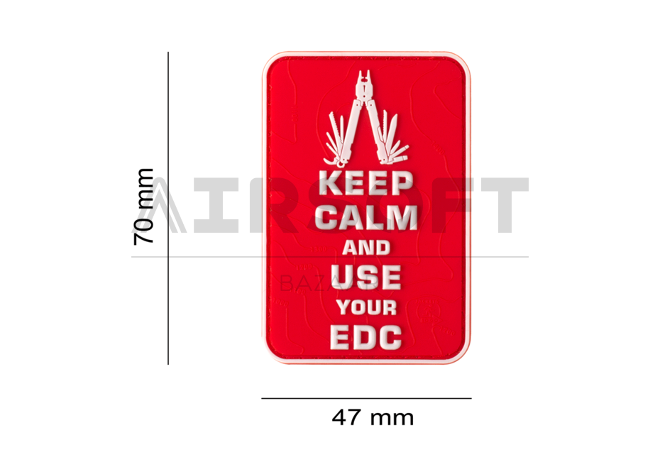 Keep Calm EDC Rubber Patch