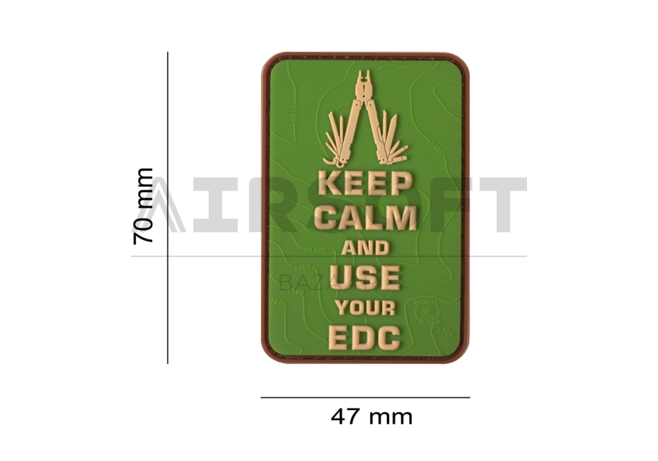 Keep Calm EDC Rubber Patch