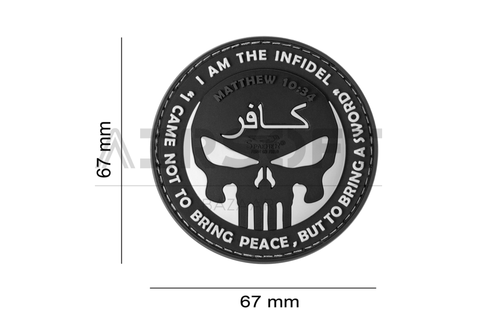 The Infidel Punisher Rubber Patch