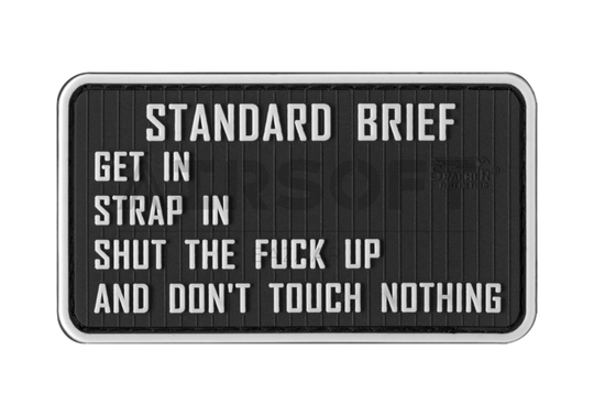 Standardbriefing Rubber Patch