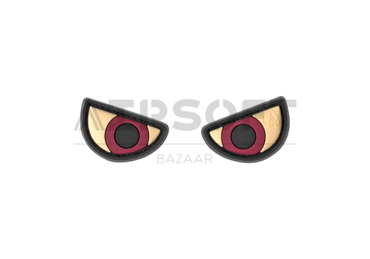 Angry Eyes Rubber Patch