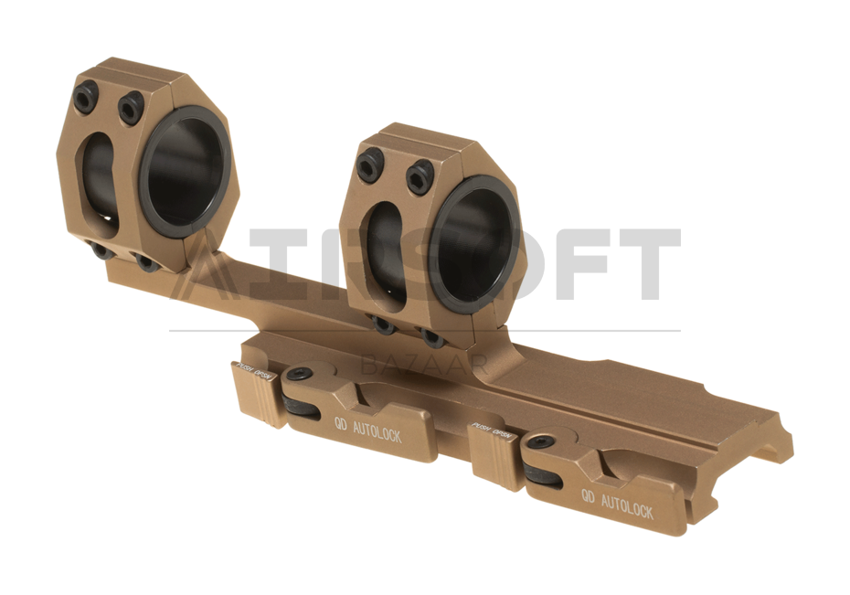 Tactical Top Rail Extended Mount Base 25.4mm / 30mm