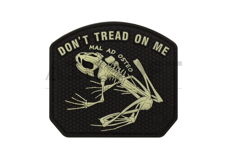 Don't Tread on me Frog Rubber Patch