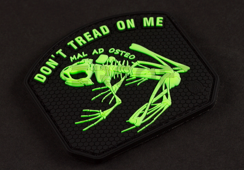 Don't Tread on me Frog Rubber Patch