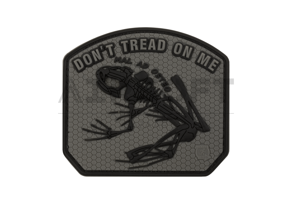 Don't Tread on me Frog Rubber Patch