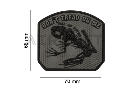 Don't Tread on me Frog Rubber Patch