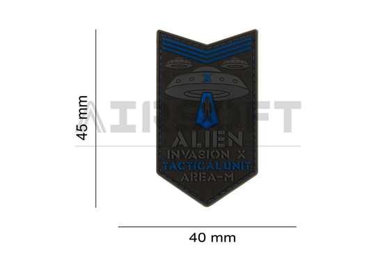 Alien Invasion Tactical Unit Rubber Patch