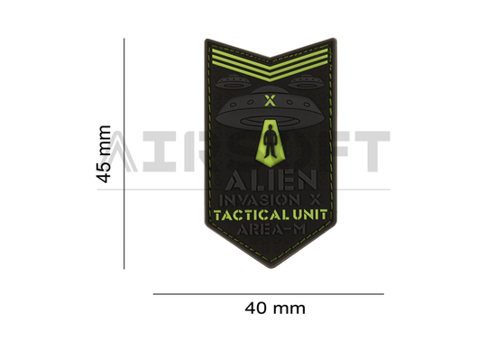 Alien Invasion Tactical Unit Rubber Patch