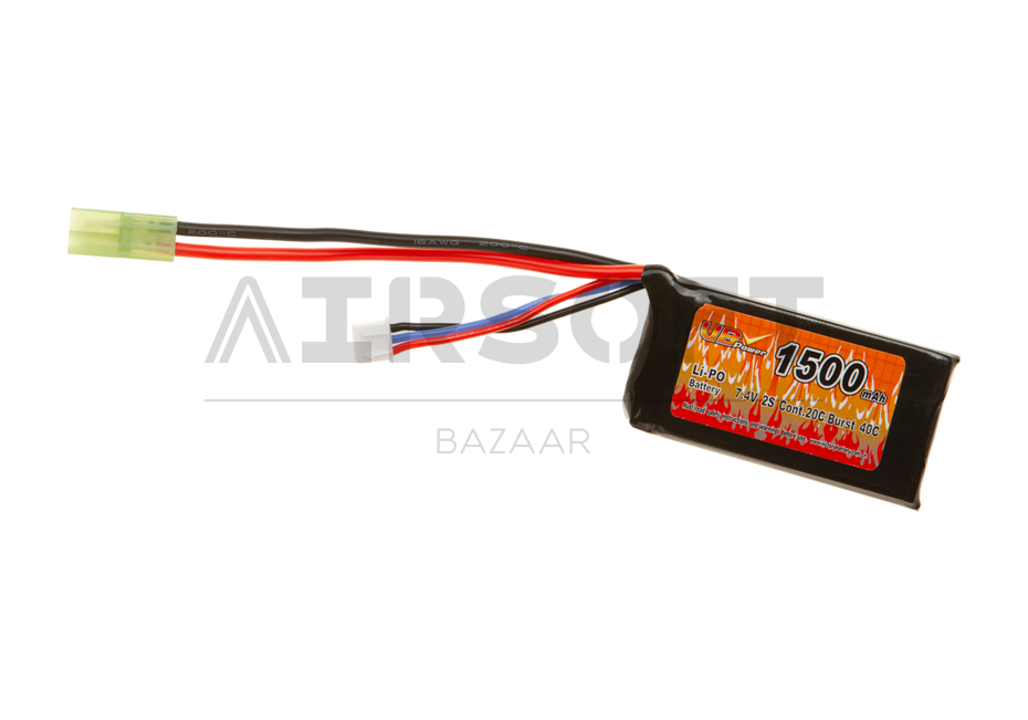 Lipo 7.4V 1500mAh 20C Mini Type