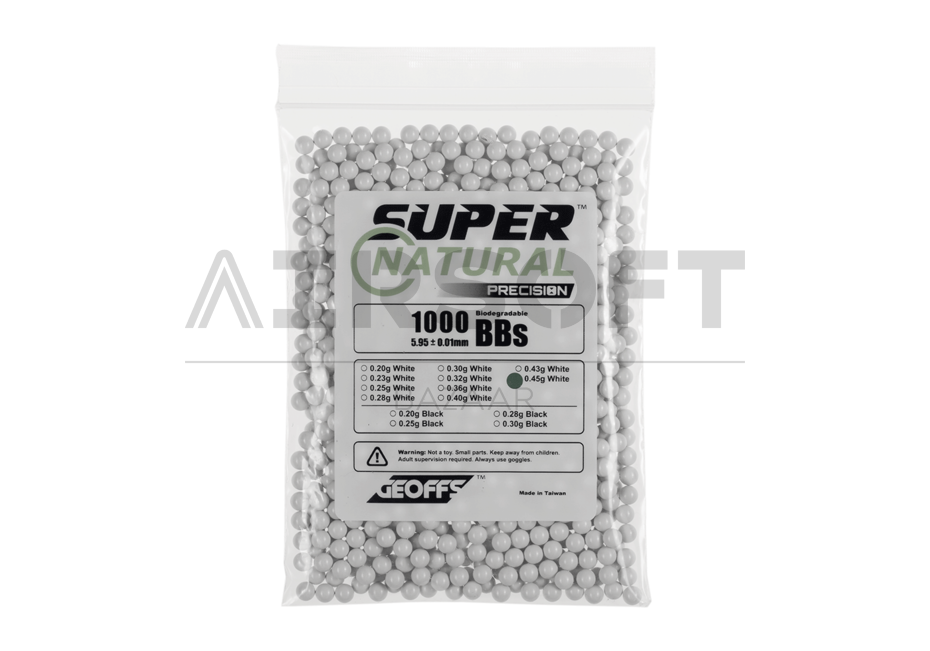 0.45g Bio BB Super Natural Precision 1000rds
